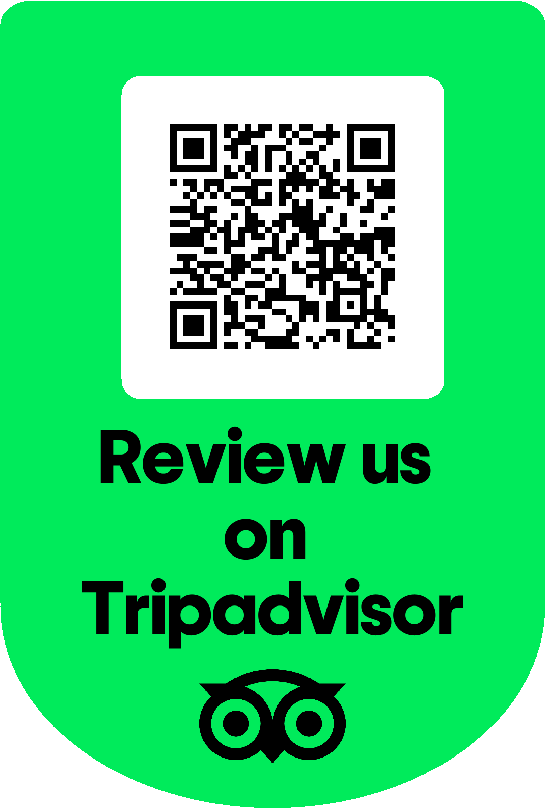 TripAdvisor Review QR Code